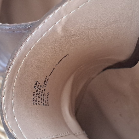 G.H. BASS & CO. Womens Chocolate Brown Leather Mules 2" Heels Sz. 8 - Picture 8 of 8